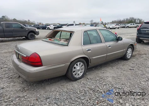 2004 Mercury Grand Marquis Ls from USA, damaged, VIN 2MEFM75W64X609278